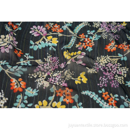 Viscose 50D High Twist See Through Crepe Fabric